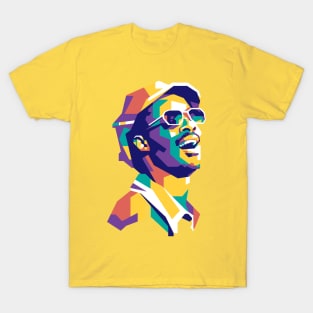 Stevie Wonder WPAP Limit Color T-Shirt